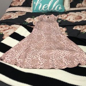 Leopard print dress